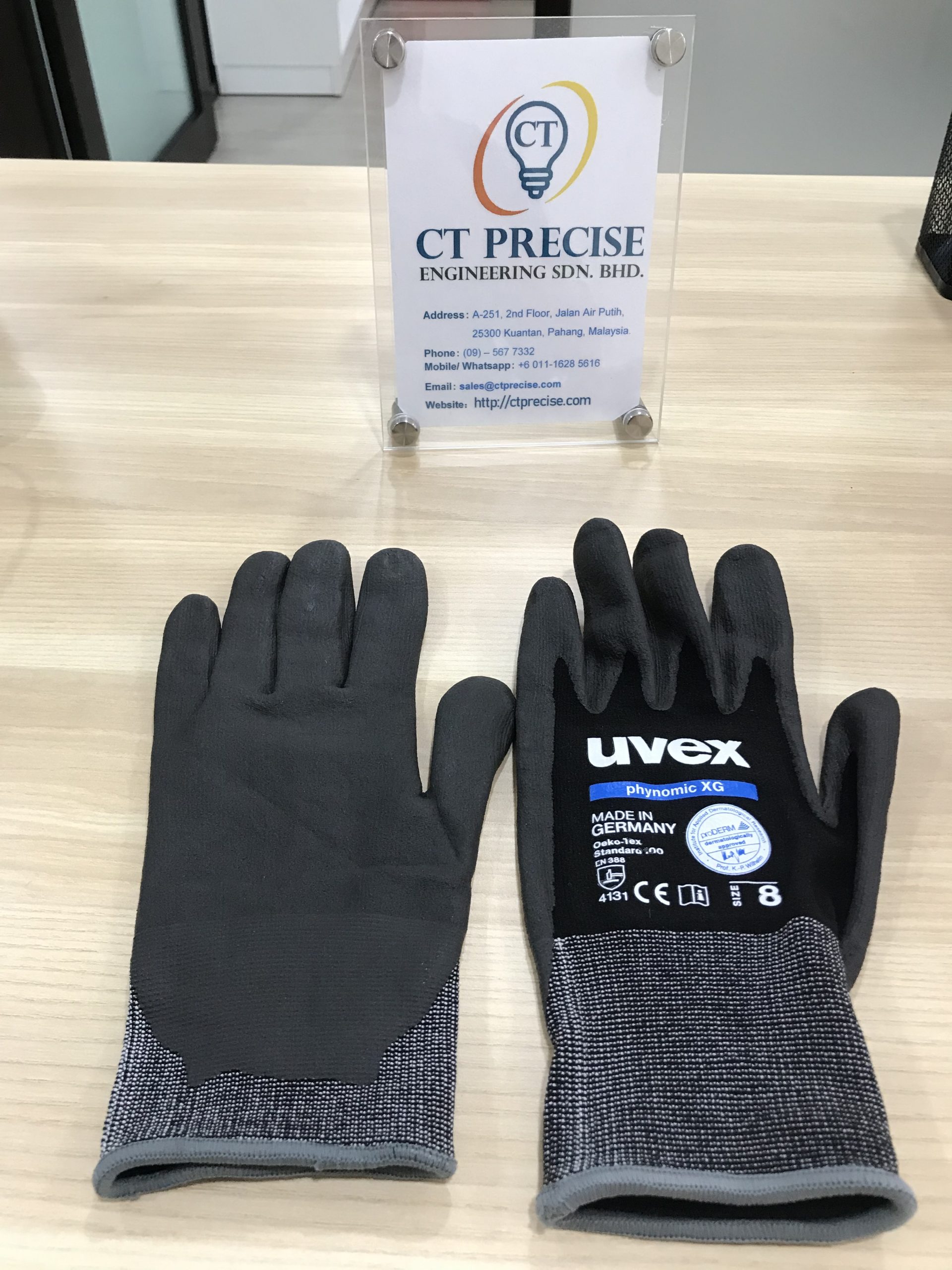 6 Pairs Uvex Work Gloves Phynomic XG Safety Precision Assembly/Handling Gloves 