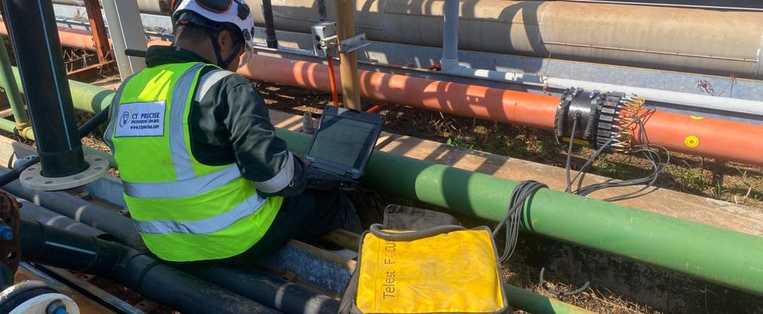 CT Precise Engineering pipeline inspection at chemical plant Malaysia using API 570, LRUT, UTTM and rope access